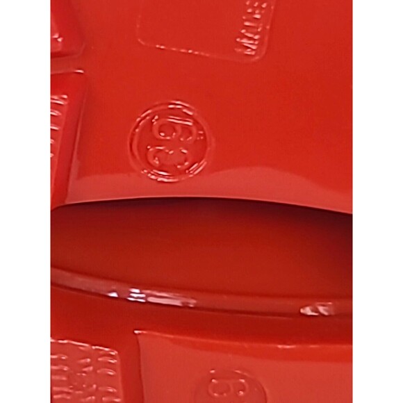 Evshine Boots Womens 39 Mid Calf Rain Garden Red Rubber Pull On Waterproof NEW - Picture 6 of 10